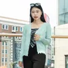 Женские трикотажные трикотажные трикотажные блузки в крючке Top Top Top Black Korean Fashion Style Past Spring 2023