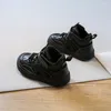 Scarpe da ginnastica Autunno Sneakers sportive per bambini Neonate Vera pelle Bambini Marca Chunky Boys Scarpe da ginnastica casual marroni