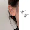 Oorknopjes Eenvoudige vijfpuntige ster Kleine piercing mode-sieraden