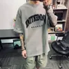 Camisetas masculinas verão americano streetwear camisa social de alta qualidade roupas masculinas coreanas modernas hip hop camiseta manga curta harajuku casual