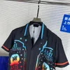 Fashion Summer Designer Mens Casual Shirts Short Sleeve Tops Hawaiian Beach Shirts