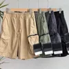 Shorts pour hommes Stones Islands Designers Cargo Pants Island Badge Patches Pantalons de survêtement d'été Pantalon de sport 2023ss Big Pocket Supermes Tendance de la mode 657ess