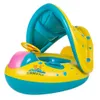 Toy Tents Baby Buoy Beach Accessories Pool Float Ring Inflatable Kids Trainer Infant Swimming Sunshade Swim Child Summer Circle Seat Rings 230726