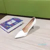 Casual Shoes Dress Shoes Sandels High Heel Women Leather Designer Black Stiletto Heel Metal Decoration Wedding