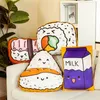 Plush Pillows Cushions Kawaii Classic Simulation Sushi Plush Pillow Stuffed Food Cute Cod Salmon Rolls Rice Ball Throw Pillows Soft Kids Toys Gifts 230726