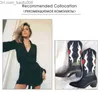 Botlar kadın bot bonjomarisa kadın aşk kalp orta buzağı sevimli cowgirls kovboy tıknaz topuk vintage moda punk batı boot 0709 z230726