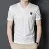 Men's T Shirts Green For Mens Summer Dress Stylish Clothing Large Size Blouse Loose Soft Comfortable Tee Man Pink Top Stretch Clothes