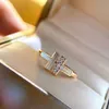 Designer original Tiffays double T ring 925 sterling silver plated 18k gold open white fritillary half diamond T-shaped with