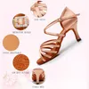 Sandaler Diplip Latin Dance Shoes Womens High Heel Tango Soft Bottom 5 7cm Girls Salsa Ballroom 230726