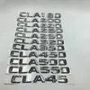 Auto Achter Letters Badge Logo Sticker Voor Mercedes Benz W117 CLA Klasse CLA180 CLA200 CLA220 CLA250 CLA45 Emblem318i