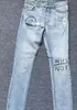 Ksubi Jeans Designer Uomo Viola Strappato Dritto Regular Denim Lacrime Lavato Vecchio Lungo Nero 5 CVT6