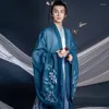 Desgaste de la etapa Kimono japonés tradicional Vestido bordado antiguo Hombres Traje de samurái Cárdigan