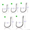 Haczyki rybackie GOTURE 500PCS Karp Hooks Zestaw Stalowa stalowa haczyk rybny z rybacką Pudełko 6# -15# 10 rozmiary 230725