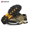 ドレスシューズBaasploa Mens Waterproof Leather Hiking nonslip wearresistant Outdoor Travel WalkingFashion 230726