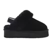 Laarzen ontwerper sneeuwlaarzen schuift sheepskin shearling tazz muilezels vrouwen mannen ultra mini platform slip-on schoenen ankel laarsjes winter ugity maat 35-45