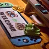 Carpets Cute Creative Design Rugs For Bedroom Game Console Switch Carpet Imitation Cashmere Chair Floor Mat Bedroom Home Decor R230726