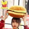 ぬいぐるみのクッションクリエイティブハンバーガーぬいぐるみおもちゃ柔らかいパッド入りぬいぐるみぬいぐるみ枕カチョウ