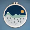 Other Arts And Crafts DIY Landscape Easy Punch Needle Embroidery Kit Cross Stitch For Beginner Handcraft Wall Painting Home Decor200H