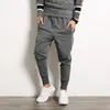 Herrbyxor 2023 Autumn Harem Casual Cotton Thin Men Big Size Street Fashion Hip-Hop Stage Performance Trousers