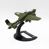 Самолетный мод 1/144 Шкала B-25 Бомбардировщик Mitchell Airplane USA 1943 Североамериканский истребитель WWII Модель Второй мировой войны игрушки сплавов не могут летать для коллекции дисплея 230725