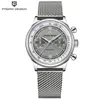 Andra klockor Pagani Design Men S Fashion Quartz Wrist Watch for Men ar Sapphire Glass Chronograph Mesh Belt Waterproof 100m 2023 230725