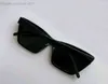 Summer Shiny Black/Grey Cat Eye Solglasögon 276 The Party Sun Glasses Ladies Fashion Shades Top Quality With Box 02Bo