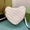 Modedesigner-Tasche Mini-Umhängetaschen in Herzform für Damen