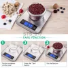 Balances Ménagères AIRMSEN 22LB/10KG Balance de Cuisine Électronique Balance Alimentaire Numérique en Acier Inoxydable Balance de Ménage LCD Outils de Mesure x0726