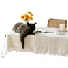 Table Cloth Coffee Mat High-end Round Tablecloth Dessert Long