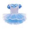 Traje de baile de ballet para niños, vestido de princesa, tutú, traje de actuación de baile de verano para niñas de más de 3 años