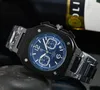 New Bell Watches Global Limited Edition en acier inoxydable Chronograph Chronograph Ross Luxury Date Fashion Casual Quartz Men's Watch 06