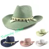 Wide Brim Hats Bucket Hats Straw fedoras cowboy hats for women and men beach hat summer outdoor cap cowboy cap sertissage shell hats Crimping hat 230725
