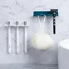 Set di accessori da bagno Ganci per bastoncini per WC Pasta forte Appendiabiti per spazzolino Gancio Supporto per la casa Accessori per il bagno Rack di stoccaggio