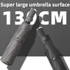 Parasol Windproof Super mocny duży, w pełni automatyczny składany parasol męski parasol Wodoodporny wodoodporność Sunshade UV parasol 230726