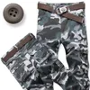 Männer Hosen Cargo Männer Frühling Herbst Militärische Taktische Multi-taschen Waschen Lose Armee Grün Lange Hosen Casual