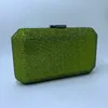Evening Bags Olive Green Party and Clutches with Crystal Rhinestone for Womens Wedding Prom Dress 230725