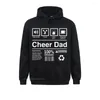 Sweats à capuche pour hommes Dominant Mens Cheer Dad Hoodie Funny Shirts Sweats à manches longues Lovers Day For Male Hoods Party