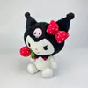 Bonito morango kuromi brinquedos de pelúcia bonecas de pelúcia anime presentes de aniversário decoração de quarto para casa