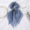 Scrunchies Big Bowknot Pferdeschwanz Halter Doppelschicht Stirnband Spitze Langes Band Krawatten Seile Haarbänder Frauen Elastische Kopfbedeckung Zubehör ZZ