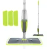 MOPS Spray Mop Broom Set Magic Flat Mops for Floor Home Cleaning Tool Brooms Hushåll med återanvändbara mikrofiberkuddar Roterande MOP 230726