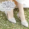 Pièces de chaussures Accessoires Clips de chaussures détachables Pompes de mariage de mariée Décoration DIY Artisanat Accessoires Femmes Banquet Embellissement de chaussures 2 Pcs 230725