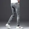 Jeans Jantour Brand Skinny uomo Slim Fit Denim Joggers Stretch Maschio Jean Pencil Pants Blu Jeans uomo moda Casual Hombre 210318 L230726