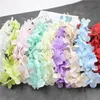 100 st/parti 24 färger Artificial Silk Flower Wisteria Flower Vine Home Garden Wall Hanging Rattan Diy Party Wedding Decoration