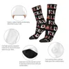 Men's Socks Retro Women Men Rebelde Character Design Comedy Stuff Print Comfortable Gifts