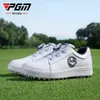 PGM Kids Golf Ayakkabıları Sonbahar Kış Su Geçirmez Kılavuza Dirençli Çocuk Düğmesi Knob Shakeaces Spor Ayakkabıları Erkek Kızlar Spor XZ254