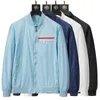 818 Designer Mens Jacket broderad Badge Color Stripe Patchwork Hood Short Windbreaker Loose Sun Protection Thin Jacket Jacket Top