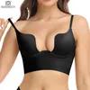 Женские формы женщин сексуально глубоко u nece bra shape shaper без спинки вверх по нижней части грудной клет.