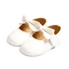 First Walkers Zapatos Baby Schoenen Calzado para niños Zapatos para niños pequeños Sapatinho Walker Infant Bowknot PU Suela blanda