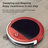 , Aspirateur robotique intelligent 2800Pa Balayez automatiquement votre maison en appuyant sur un bouton, Quatre modes de contrôle avec petit appareil télécommandé,