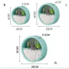 装飾的なオブジェクト図形の壁掛け装飾棚棚植木鉢モダンホームルームデコレーション多機能保管ボックスクリエイティブラウンドフローラルオーナメント230725